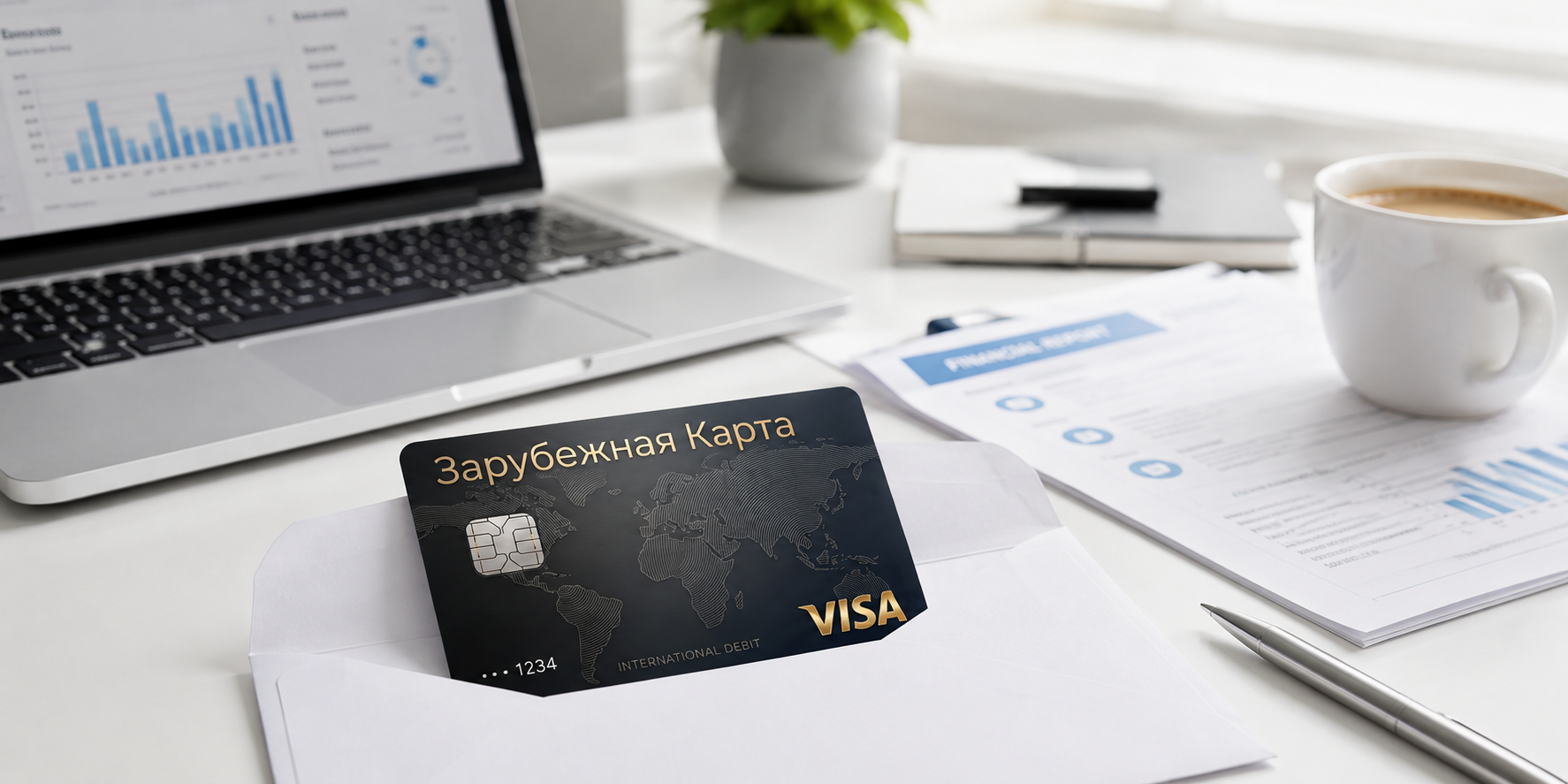 Карта в конверте — процесс оформления зарубежной карты